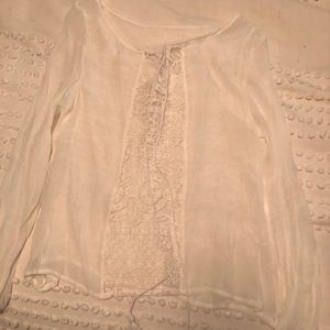 Bohemian Style white blouse